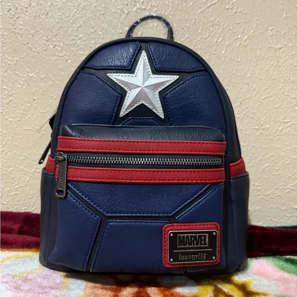 Captain America Loungefly Mini Backpack